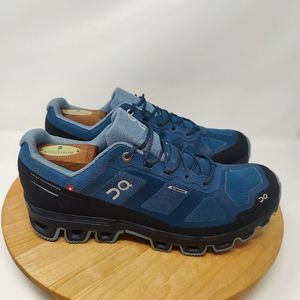 On Cloudventure Waterproof Storm- Mens- Size 9.5- Blue Black- Running Shoe